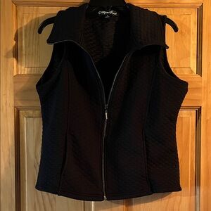 Onque Casuals Black Quilted Vest